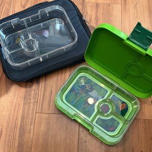 Yumbox Bundle with extra tray and carrying case Yum Box Bento Panino sandwich